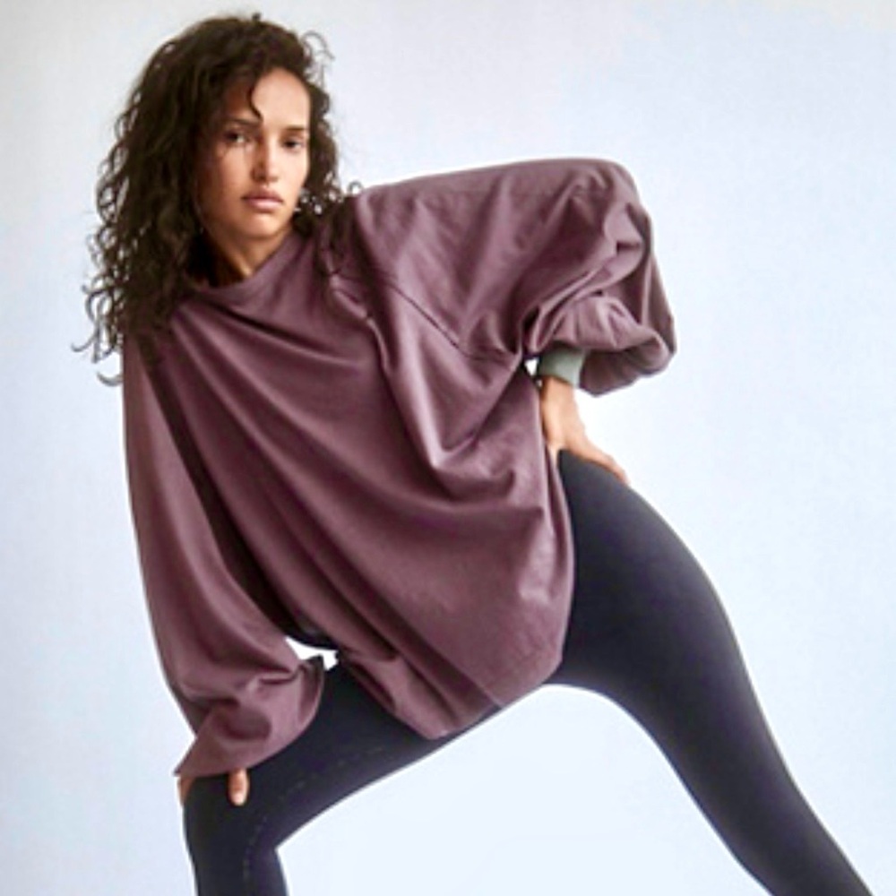 FREE PEOPLE She’s Everything Long-Sleeve in Violet Umber — XS